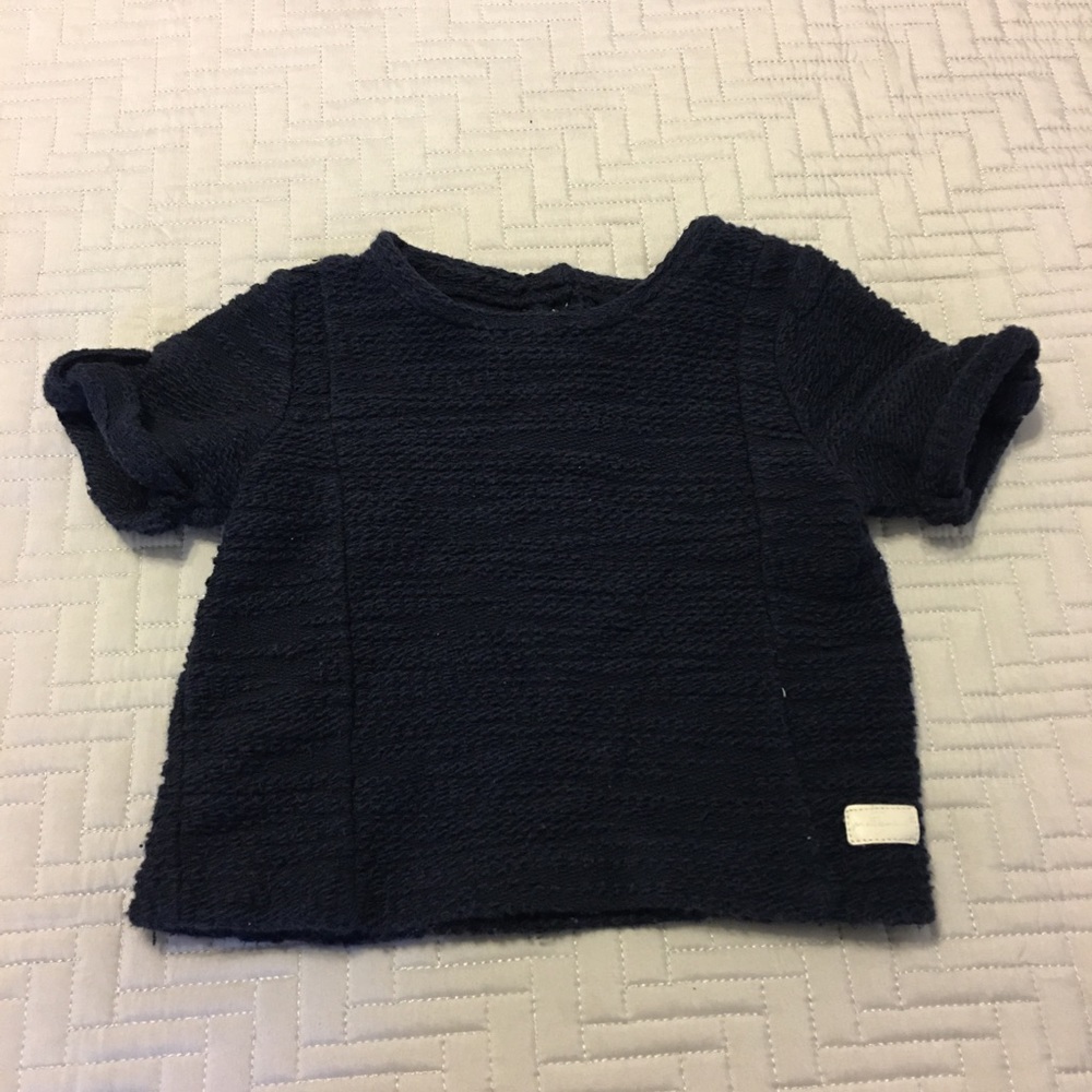 7 for All Mankind girls short sleeve sweater